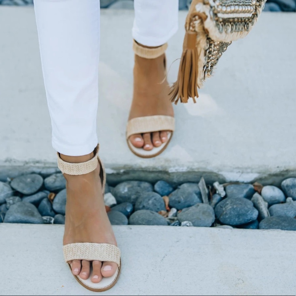 Marley Straw Heeled Sandal